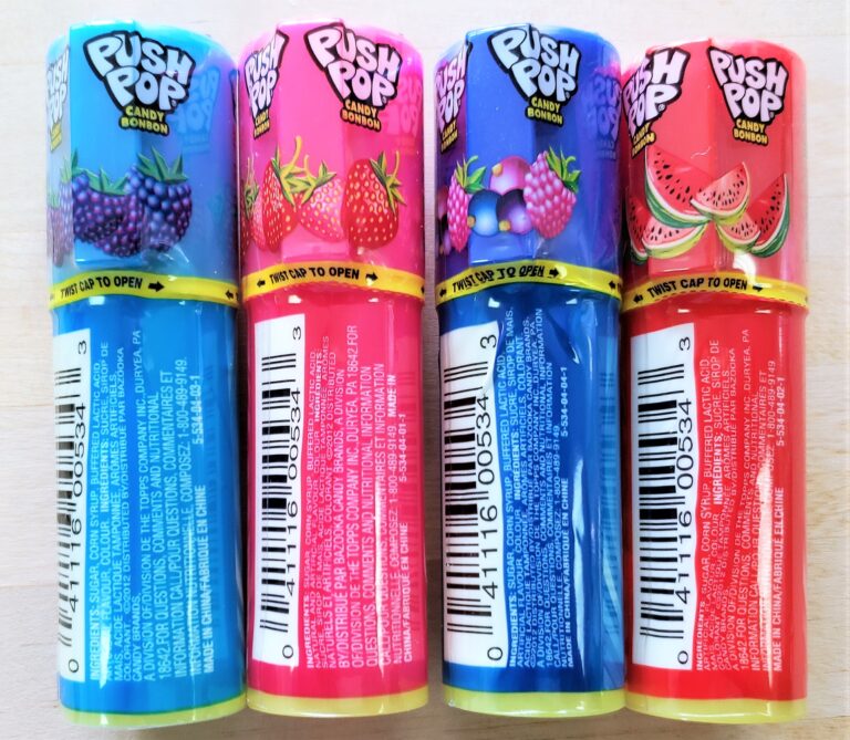 Push Pop 14g Crowsnest Candy Company