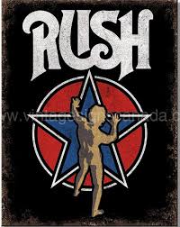 Tin Sign Rush 16"x12.5" 290g