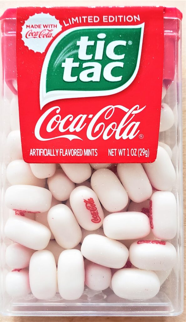 Tic Tac Cocacola Crowsnest Candy Company