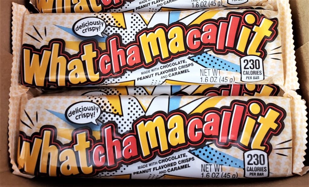 Whatchamacallit chocolate bar 45g crowsnest candy company
