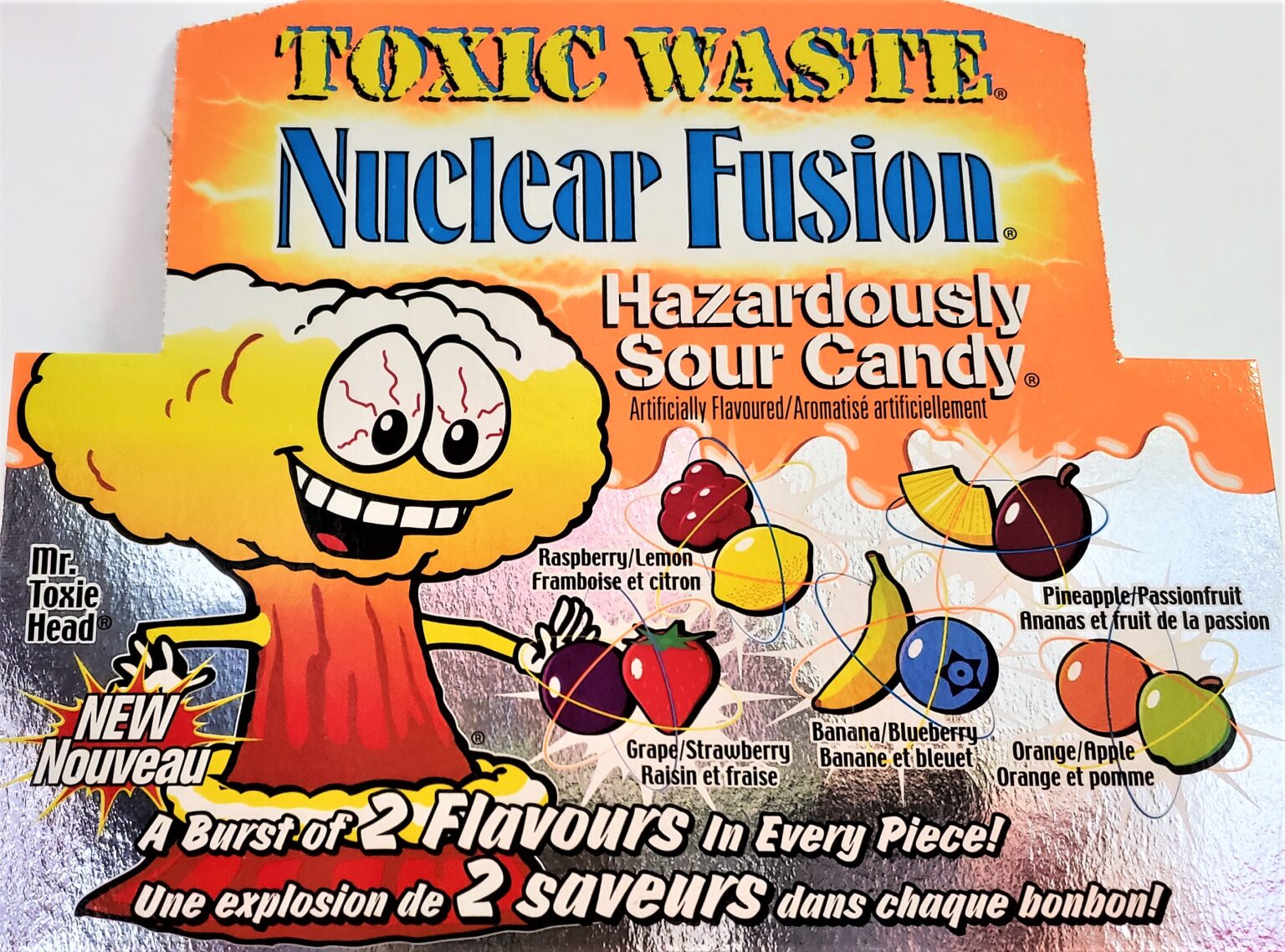 Toxic Waste Sour Candy Drums Nuclear Fusion Crowsnest Candy Company
