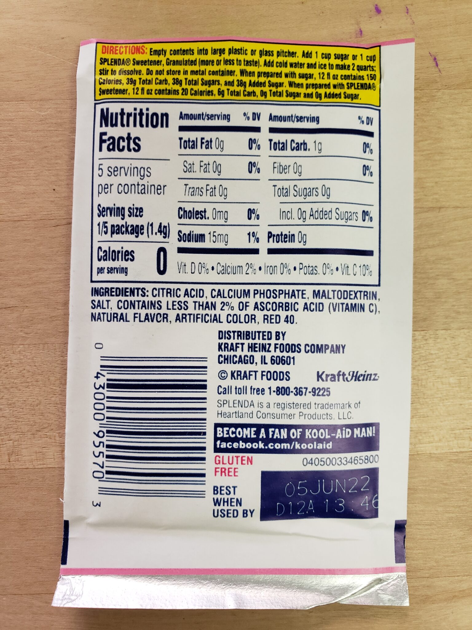 KoolAid Unsweetened Drink Mix Pink Lemonade Crowsnest Candy Company