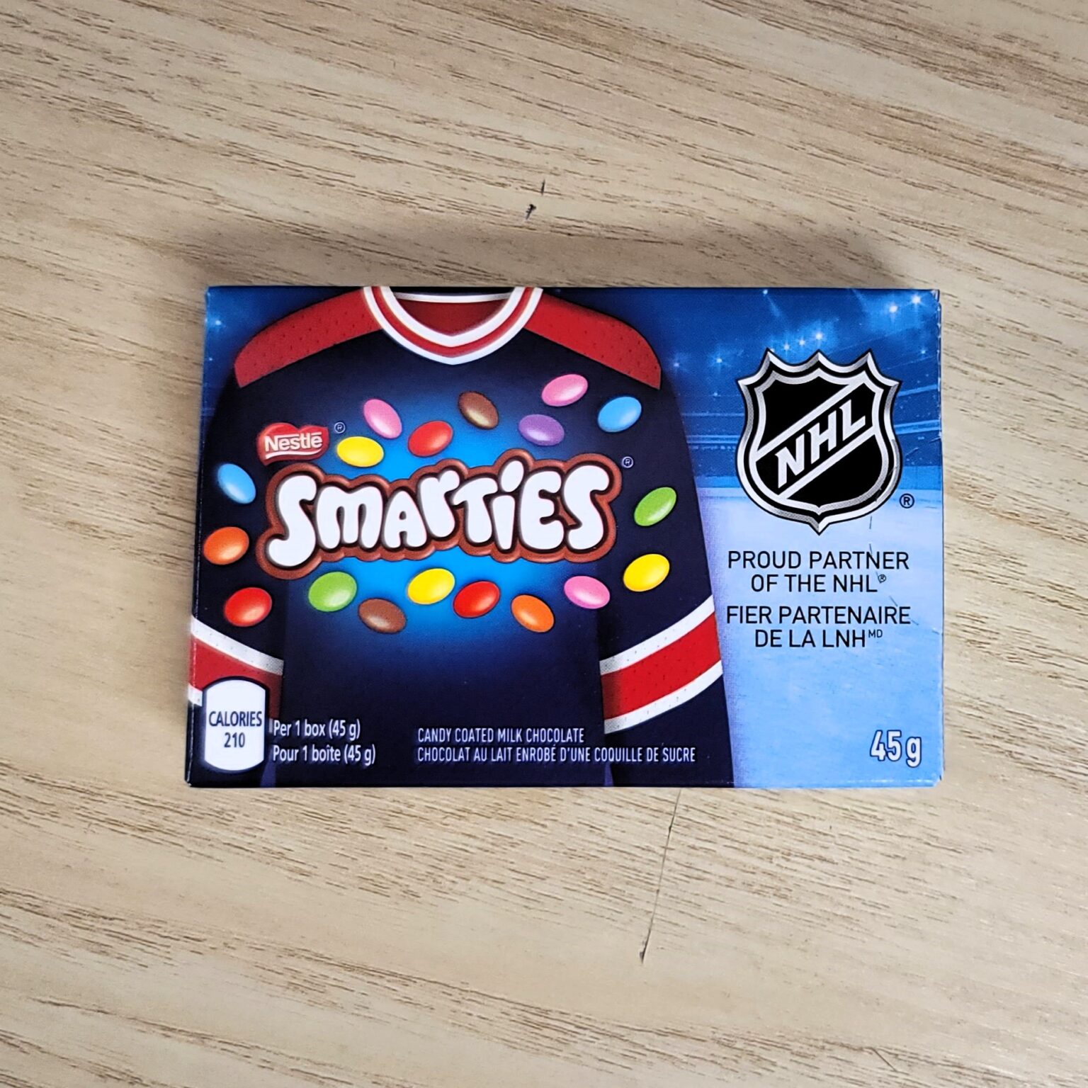 Smarties NHL Edition 45g Crowsnest Candy Company
