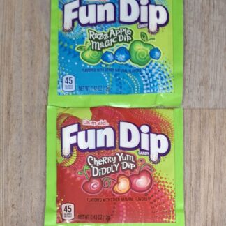 Fun Dip-Razz Apple Magic Dip or Cherry Yum Diddly Dip12g