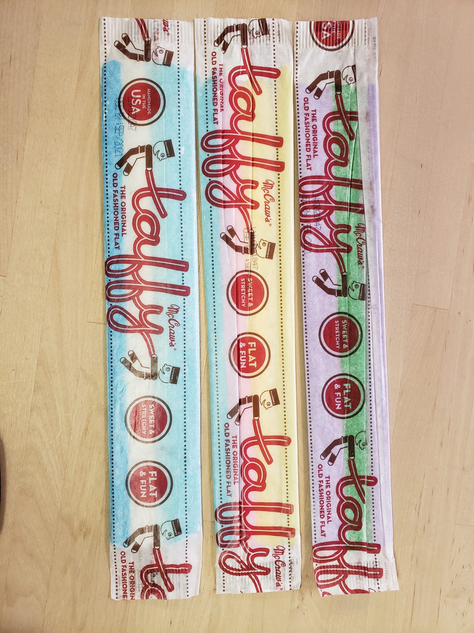 McCraws Taffy Rainbow Crowsnest Candy Company