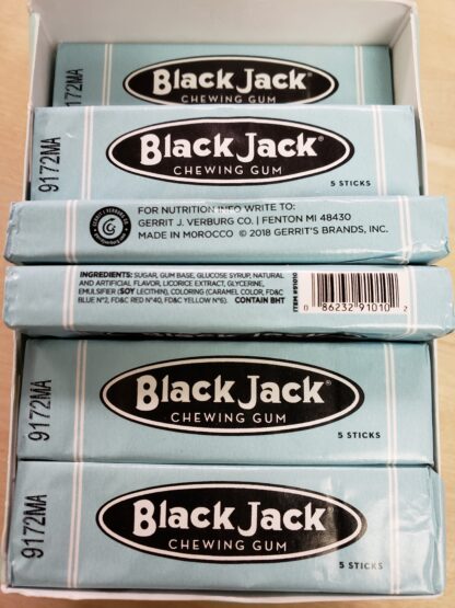 black jack chewing gum