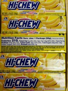 hi-chew banana