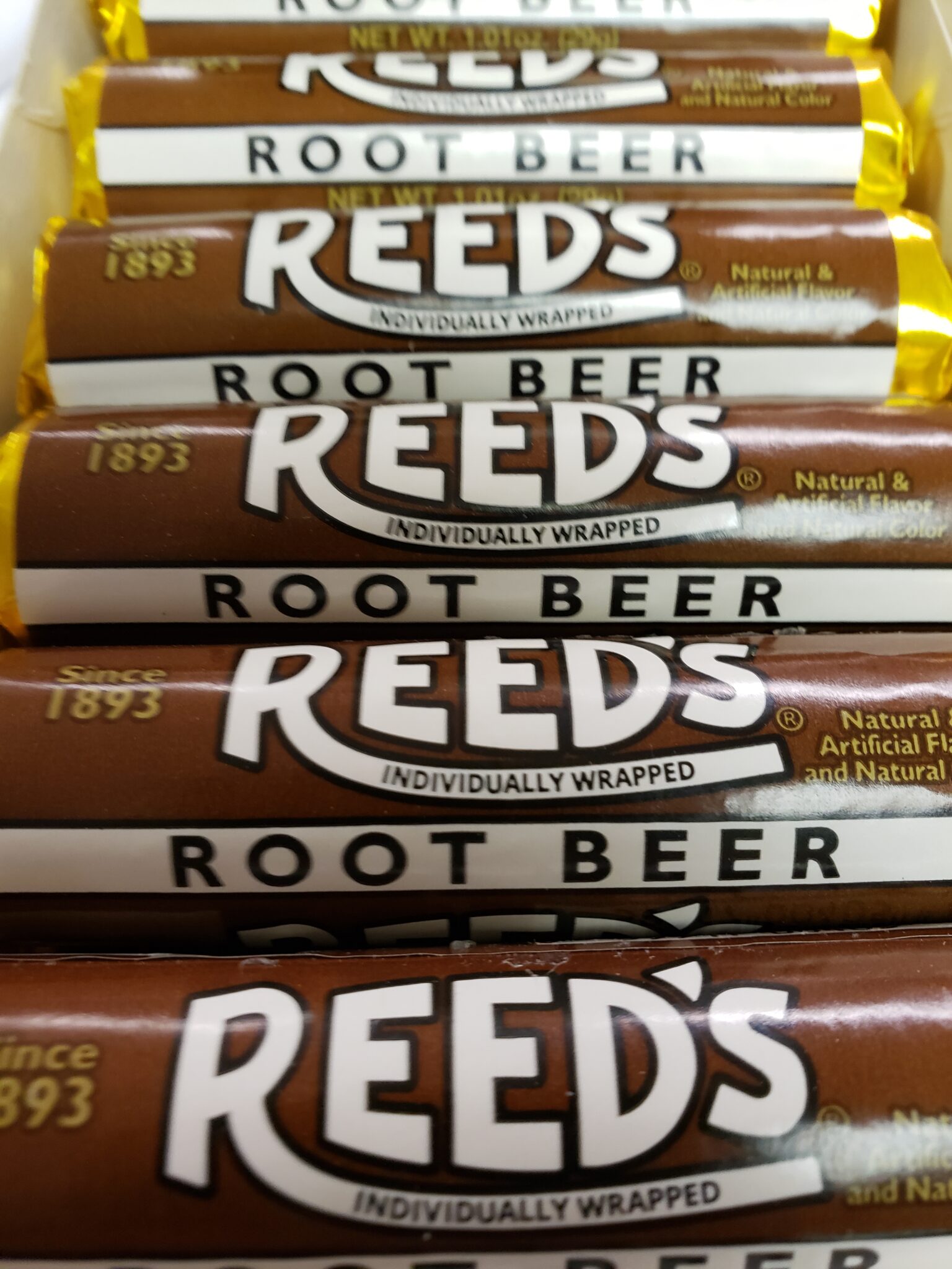 REED’S Root Beer Candy 29g Crowsnest Candy Company