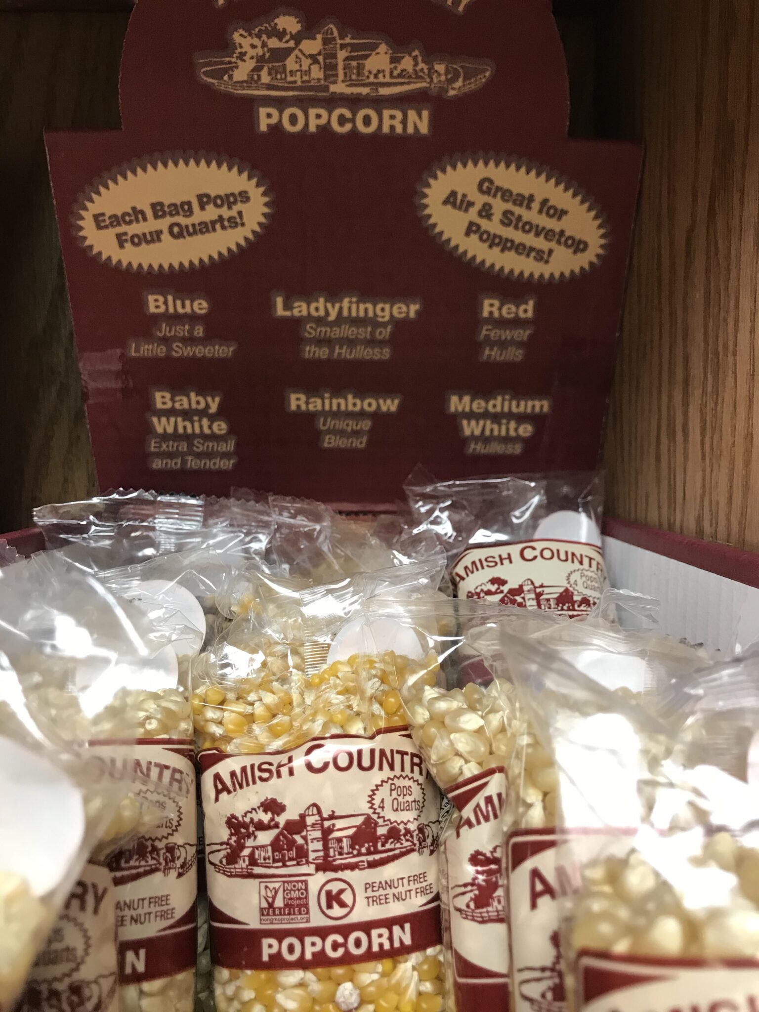 Amish Country Popcorn Sampler Pack Crowsnest Candy Company