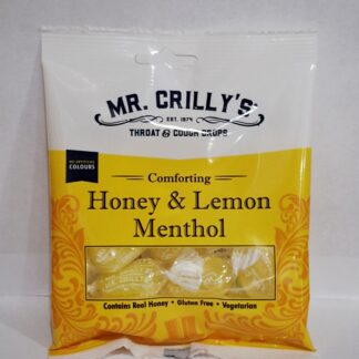 Mr. Crilly's Honey and Lemon Menthol Throat and Cough Drops 90g