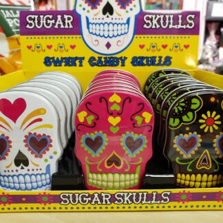 sugar skull tin
