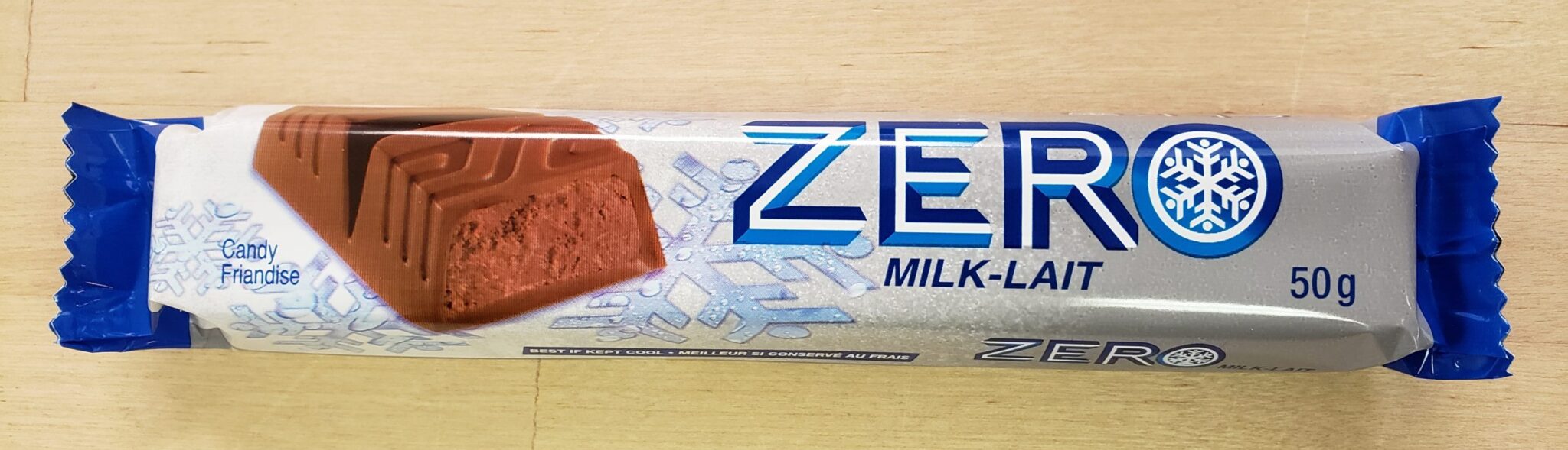 Zero Milk Chocolate Bar Crowsnest Candy Company
