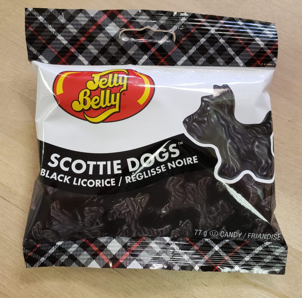 Jelly Belly Scottie Dogs Black Crowsnest Candy Company