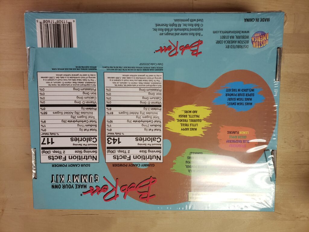 Bob Ross Make your Own Gummy Kit 150g Crowsnest Candy Company