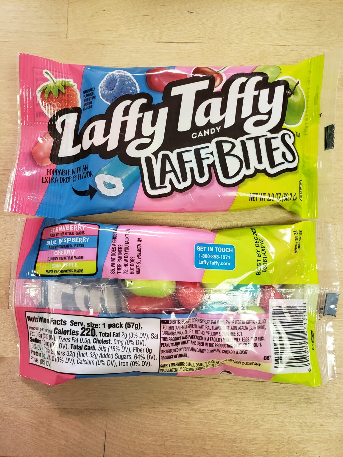 Laffy Taffy Laff Bites Crowsnest Candy Company