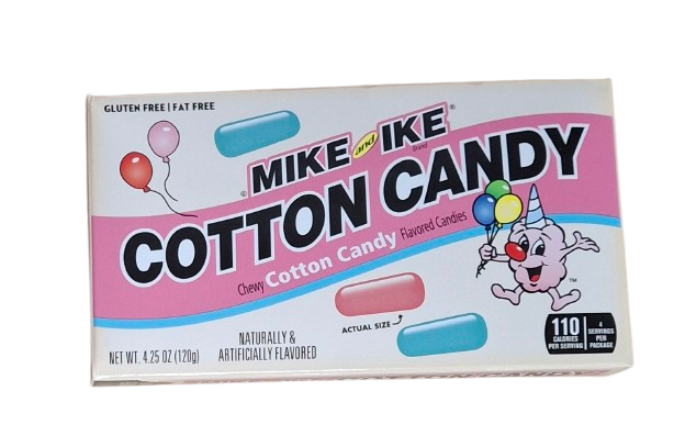 Mike and Ike Cotton Candy Theater box