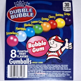 Assorted Dubble Bubble Gumballs 7g
