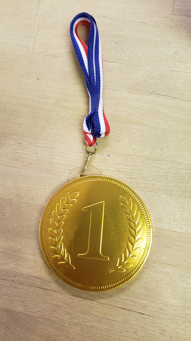 Large Chocolate Medal with Ribbon Crowsnest Candy Company