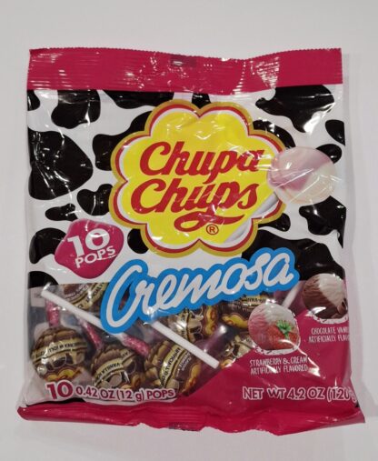 Chupa Chups Cremosa-10 pops 120g