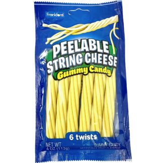 Peelable String Cheese Gummy Candy 113g