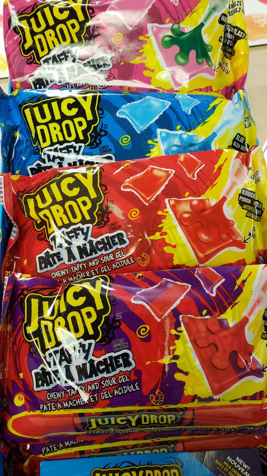 Juicy Drop Taffy 67g Crowsnest Candy Company