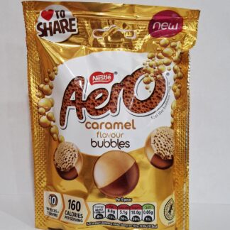 Aero Milk Chocolate Caramel Bubbles 92g