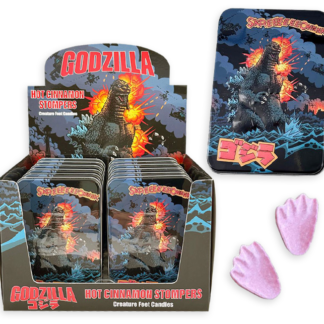 Godzilla Hot Cinnamon Stompers Candy Tin 28.3g