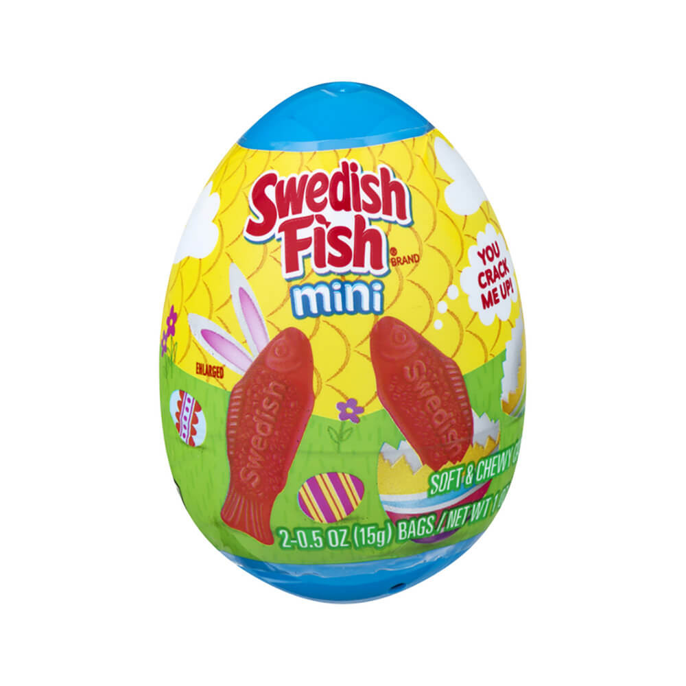 Swedish Fish Mini Egg 15g – Crowsnest Candy Company