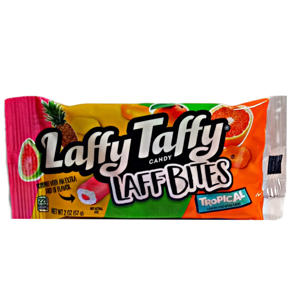 Laffy Taffy Laff Bites Tropical 57g Crowsnest Candy Company