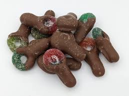 Milk Chocolate Covered Sour Keys 90g