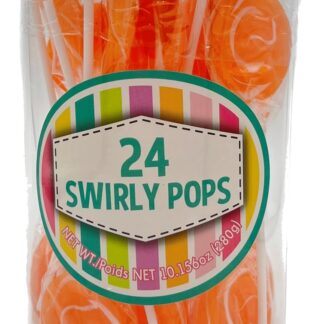 Swirly Pops Orange 24pc 280g