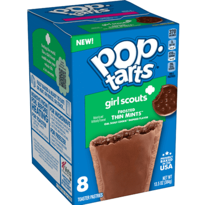 Pop Tarts Girl Scouts Thin Mint USA 96g (SOLD IN PACKS OF 2 NOT by Box)