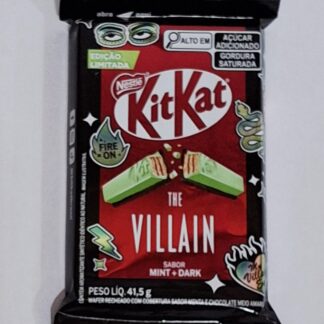 Kit Kat Villain-Mint and Dark Chocolate -Brazil- Limited Edition 41.5g