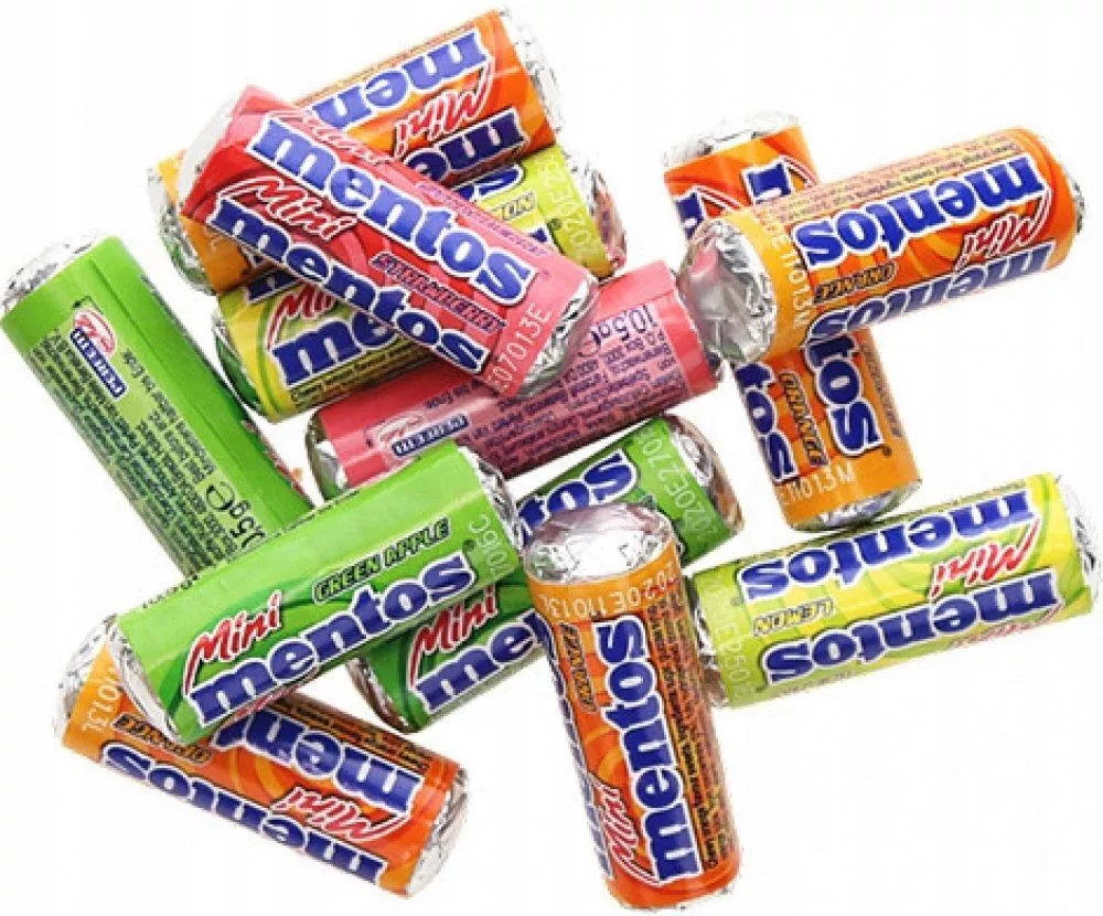 Mini Mentos Fruit Mix Singles 10 5g Crowsnest Candy Company