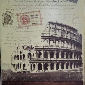 Tin Sign Rome 10"x13.5" 625g