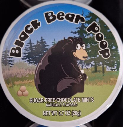 Chocolate Mints Collectible Tin-Bear or Deer Poop Sugarfree 20g - Image 2