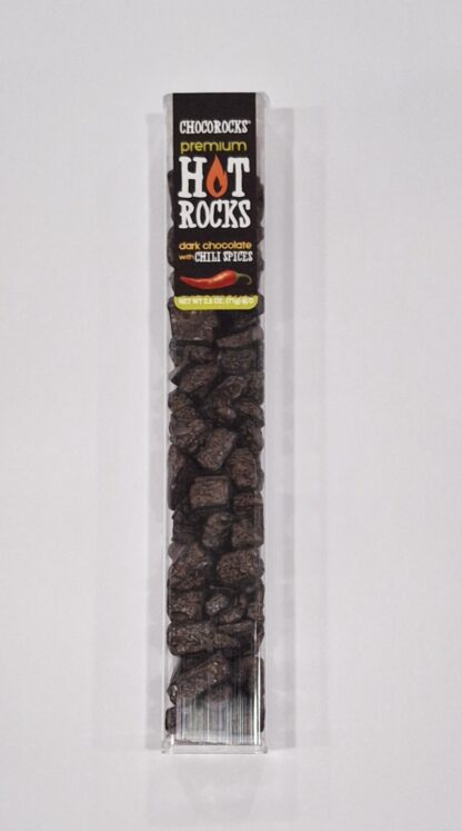 Choco Rocks-Hot Rocks Dark Chocolate with Chili Spices Tube 71g