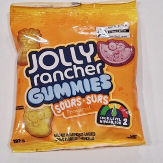 Jolly Rancher Gummies Sours Tropical 182g