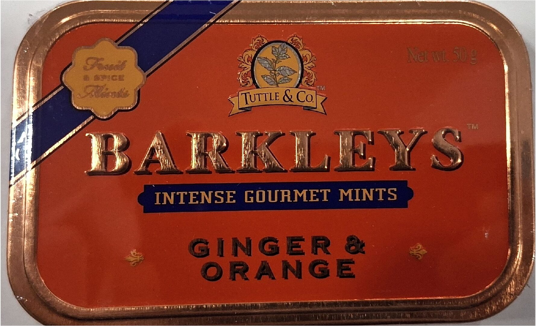 Barkleys Intense Ginger & Orange 50g