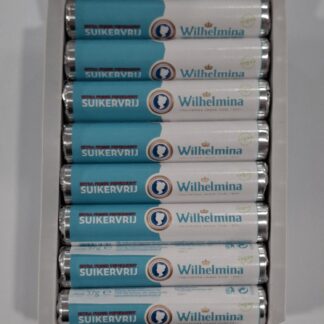 Wilhelmina Peppermint Mints Roll Sugar free 37g