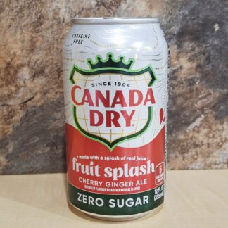 Canada Dry Fruit Splash Cherry Ginger Ale Zero 355ml