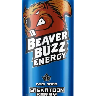 Beaver Buzz Energy Saskatoon Berry 473ml