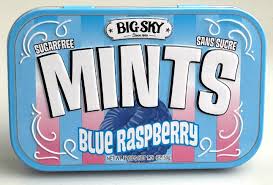 Big Sky Mints Sugar free Blue Raspberry 50g