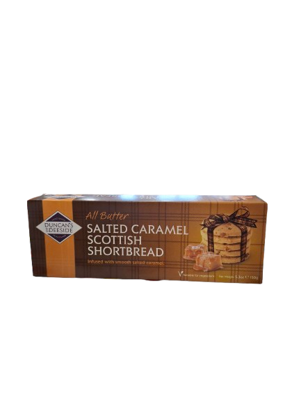 Duncan's Shortbread All Butter Salted Caramel 150g UK
