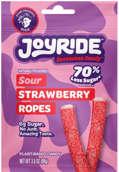 JOYRIDE Sour Strawberry Rope Bites 99g (LIMITED EDITION)