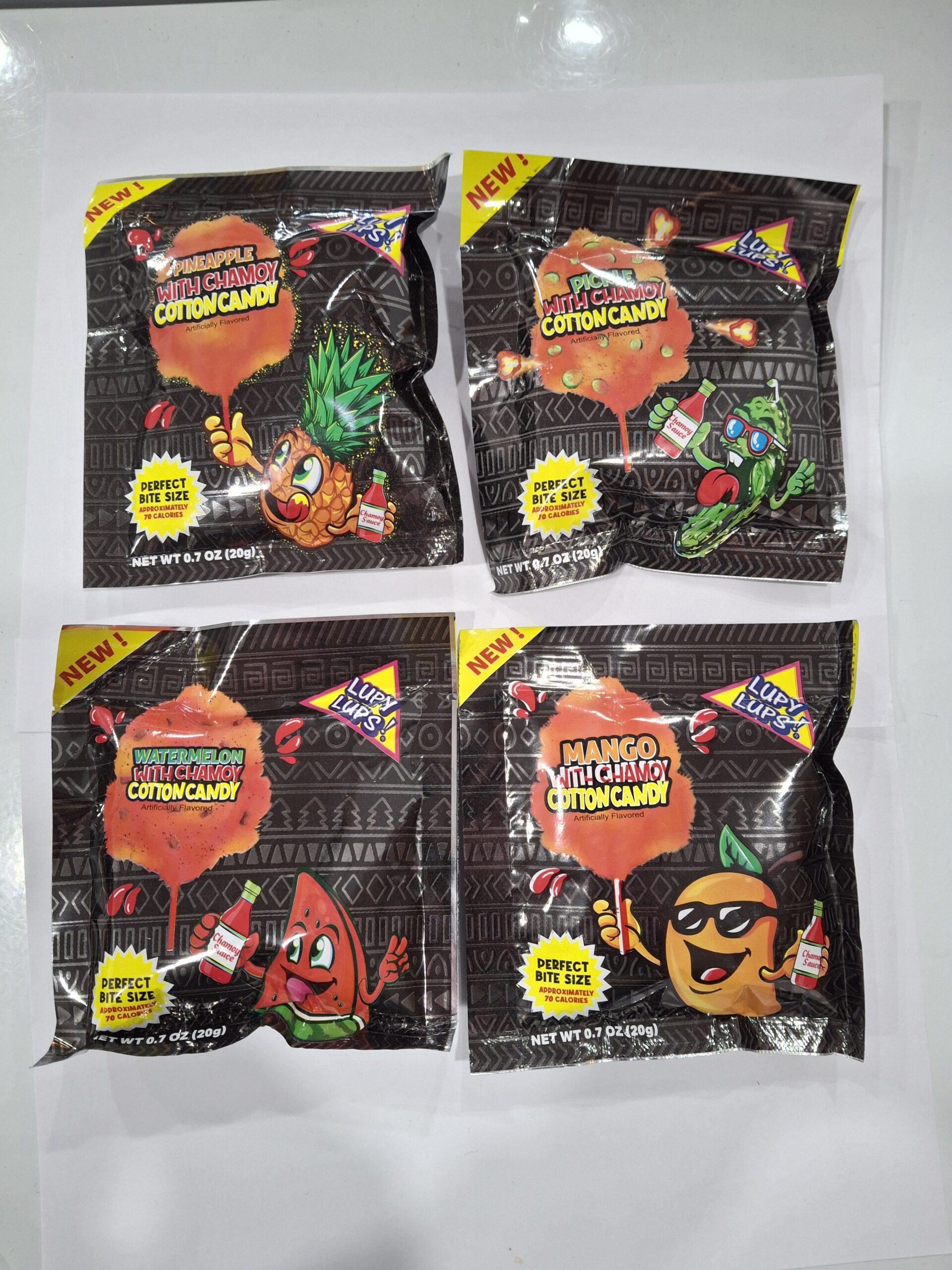 Lupy Lups Cotton Candy with Chamoy 25g