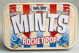 Big Sky Mints Sugar free Rocket Pop 50g