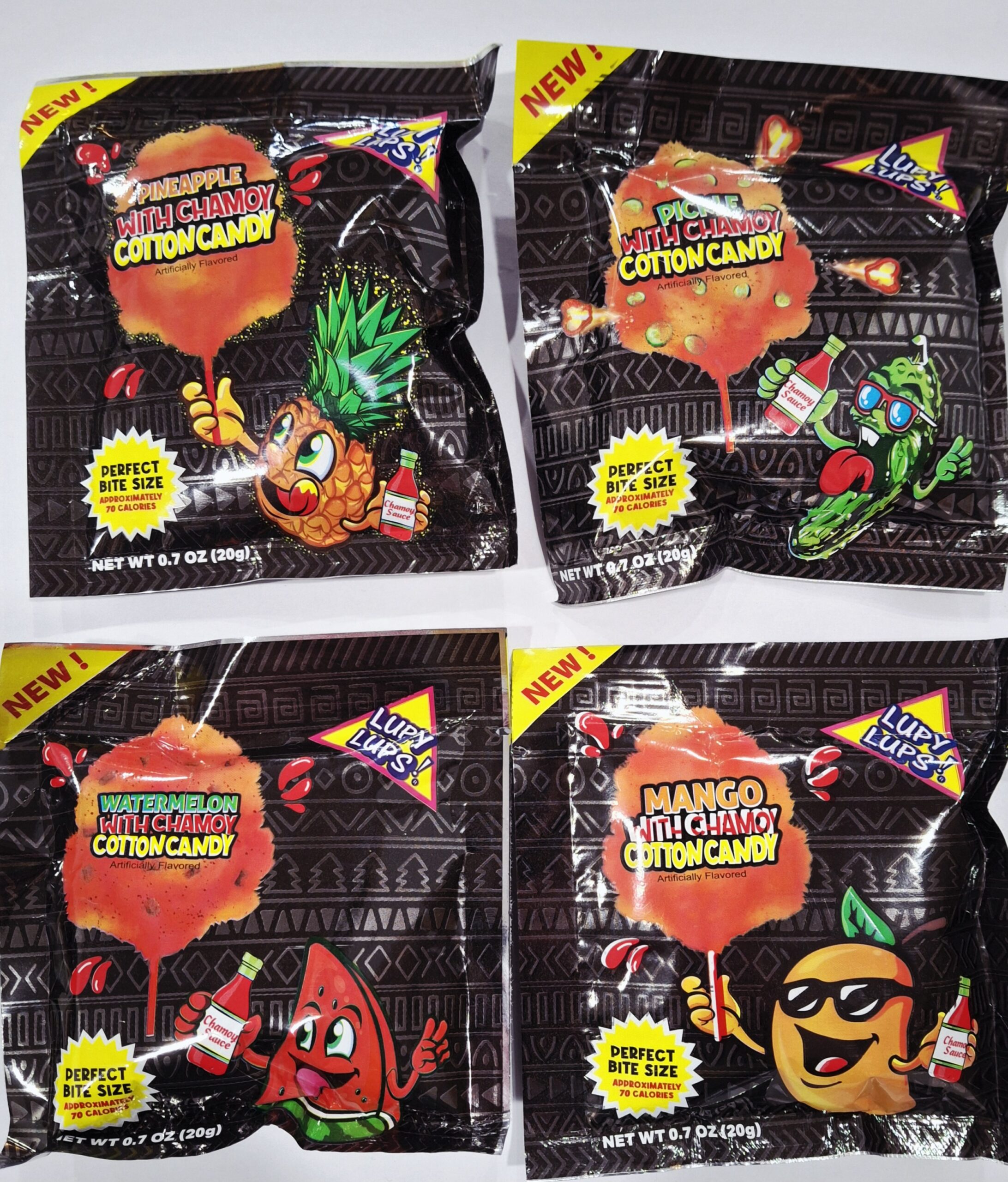 Lupy Lups Cotton Candy with Chamoy 25g