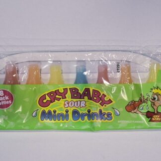 Cry Baby Sour Mini Drinks Wax Bottles 8 pk 79g