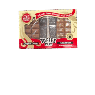 Walker's Original & Nutty Brazil Toffee Slab Duo with Hammer 200g UK